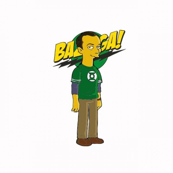 T Shirt Sheldon Cooper Parody The Big Bang Theory Bazinga