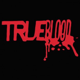 Camiseta True Blood rojo / negro