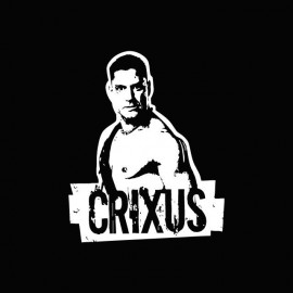 Camiseta Spartacus Crixus blanco / negro
