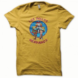 Camiseta Breaking bad los pollos hermanos amarillo