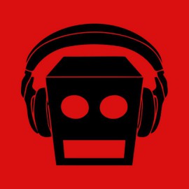 camiseta LMFAO robot Party Rock Anthem rojo/negro