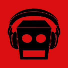 camiseta LMFAO robot Party Rock Anthem rojo/negro