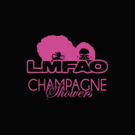 camiseta LMFAO champagne shower negro