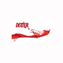 Camiseta Dexter blood logo blanco