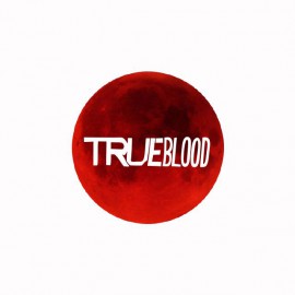 Camiseta True Blood mancha de sangre blanco