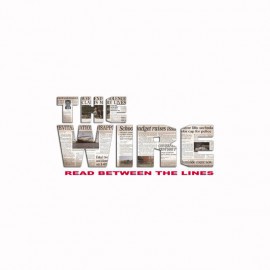 T-shirt The Wire logo newspaper white