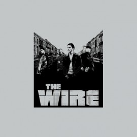 Tee shirt The Wire street gris
