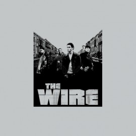 Camiseta The Wire street gris