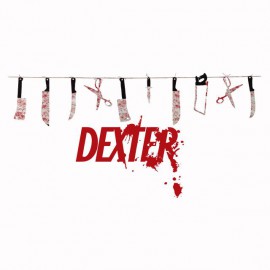 Tee shirt Dexter ustensiles blanc