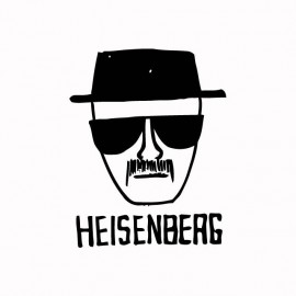 Tee shirt Breaking bad Heisenberg black / white