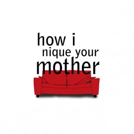 Tee shirt How I met your mother parodie blanc