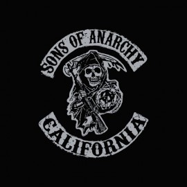 Camiseta Sons Of Anarchy california blanco/negro