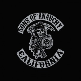 T-shirt Sons Of Anarchy california white/black