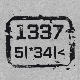 1337 5|*34|< - Leet speak