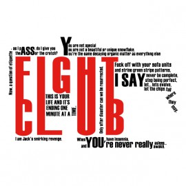 tee shirt fight club the big fighting blanc