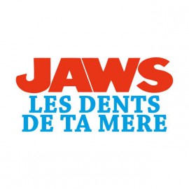 tee shirt JAWN les dents de ta mère blanc