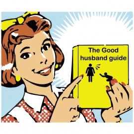 tee shirt blanc the good husband guide