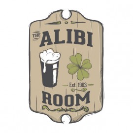 Tee Shirt The Alibi Room Ecu White Tee Shirt The Alibi Room Ecu White