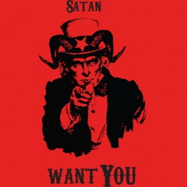 shirt satan want you red