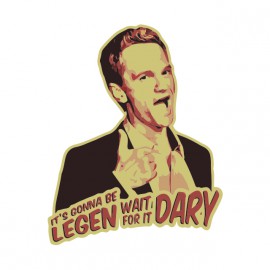 tee shirt barney stinson blanc