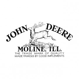 tee shirt John deers grey
