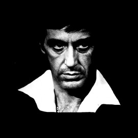 camisa de marco negro Tony Montana