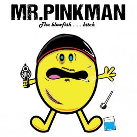 PACMAN camisa blanca MR Pinkman