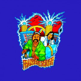 The Steiner Brothers shirt blue Frankensteiner