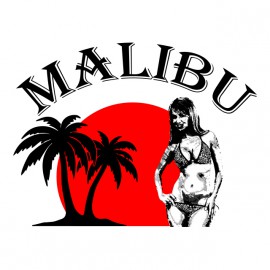 tee shirt malibu blanc