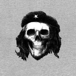 Che Guevara t-shirt gray skull