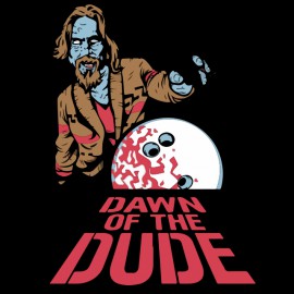 tee shirt dawn of the dude black