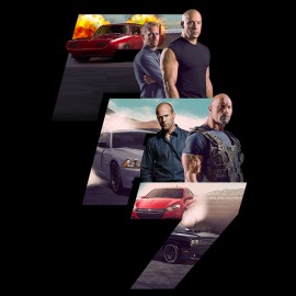 tee shirt fast and furious 7 noir