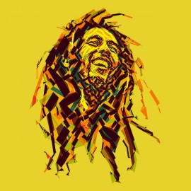 Bob Marley camisa amarilla