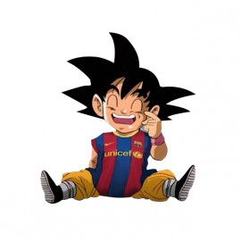 Goku white shirt barcelona