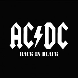 ACDC camiseta Blanco / Negro