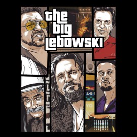 shirt the big lebowski black gta