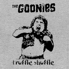 goonies la camiseta de trufa gris aleatoria