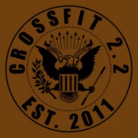 the ramones shirt crossfit brown