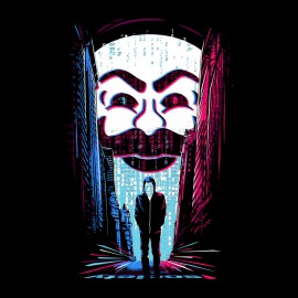 anonymous black t-shirt mr robot