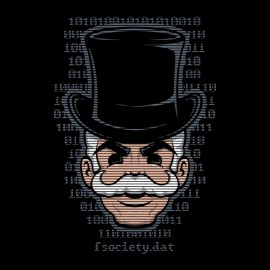 tee shirt Mr robot f.society special