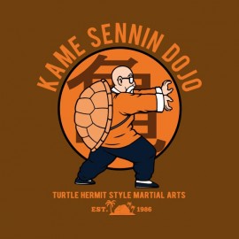 tee shirt kame sennin dojo tortue genial