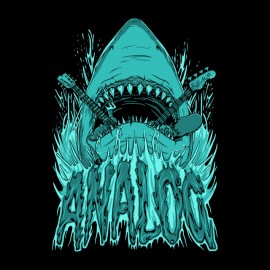 t-shirt shark analog