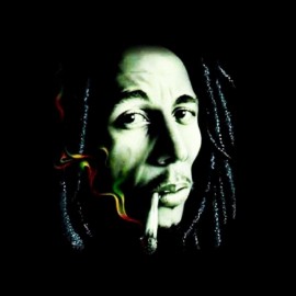 t-shirt bob marley sepia