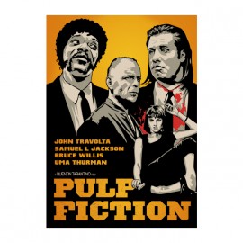 pulp fiction t-shirt displays