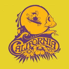 california surf t-shirt