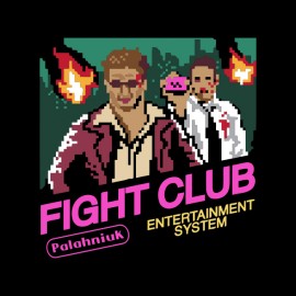 tee shirt fight club 8 bits