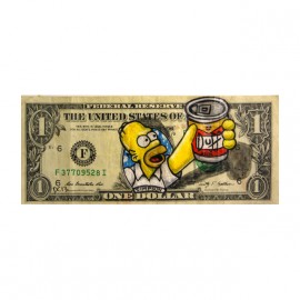 Simpsons homer duff ticket dollar t-shirt