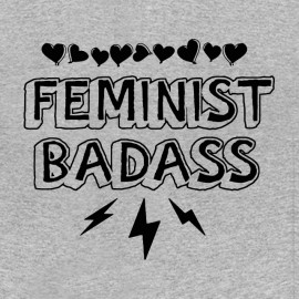 tee shirt badass feministe