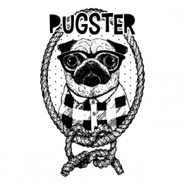 tee shirt pugster dog