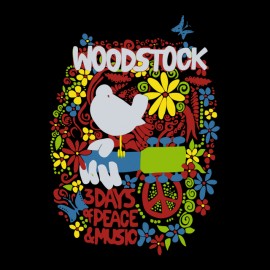 tee shirt woodstock festival anniversaire